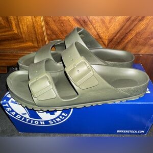 Like New Olive Birkenstocks Size 10 Women’s (41) or Men’s 8